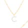 Letter C Initial Cultured Freshwater Pearl 18K Gold Over Sterling Silver
Pendant With  18" Chain