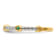 14K Yellow Gold Stackable Expressions Lab Created Emerald and Diamond
Ring 0.16ctw