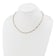 14K Two-tone Diamond-cut Beaded 18-inch Necklace