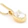 Moissanite Oval Solitaire Pendant In 14K Gold Over Sterling Silver
2.10ctw Diamond Equivalent Weight