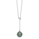 Rhodium Over Sterling Silver 9-10mm Baroque Tahitian Saltwater Cultured
Pearl Necklace