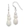 Sterling Silver Polished 6-10mm Freshwater Cultured Pearl Dangle Earrings