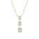 0.25ctw Diamond 3 Stone Pendant 14k Yellow Gold