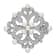 Rhodium Over Sterling Silver Freshwater Cultured Pearl and Cubic
Zirconia Pin