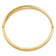 14k Yellow Gold and Rhodium Over 14k Yellow Gold 7.4mm Diamond-Cut
Bypass Hinged Bangle