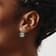 Sterling Silver Antiqued with 14K Accent Prasiolite Earrings