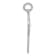 Rhodium Over 14K White Gold Celtic Cross Charm