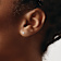 Rhodium Over 14k White Gold Children's 5mm Heart Stud Earrings