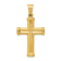 14K Yellow Gold Hollow Cross Pendant