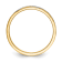 14K Yellow Gold AA Quality Mens Wedding Band