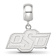 Sterling Silver Rhodium-plated LogoArt Oklahoma State University Small
Dangle Bead