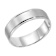 6mm Flat Comfort Fit Band with Round Edges & Brushed Finish in 10k
White Gold