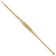 14K Yellow Gold Polished and Textured 3 Layer Fancy with 0.5-inch Ext. Bracelet