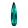 Bluish Green Tourmaline 26.8x7mm Pear Shape 5.60ct