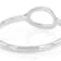 Open Oval Band Ring In Sterling Silver