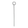 Rhodium Over 14k White Gold Laser Designed Cross Pendant