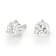 Certified White Lab-Grown Diamond H-I SI 14k White Gold Martini Stud
Earrings 2.00ctw