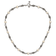Sterling Silver Antiqued 8-8.5mm Freshwater Cultured Pearl 20 inch Necklace