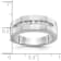 Rhodium Over 14K White Gold Lab Grown Diamond SI1/SI2, G H I, Men's Band