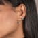 White Cubic Zirconia 14k Yellow Gold Studs With Velvet Gift Box 4ctw