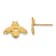 14k Yellow Gold Textured and Diamond-Cut Bee Stud Earrings