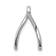 Rhodium Over 14k White Gold Diamond Wishbone chain slide