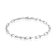 Sterling Silver Paperclip Link Chain Bracelet, 7 Inch