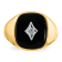 10K Yellow Gold AA Diamond men's Ring