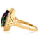 Black Opal Marquise And White Zircon Ring In 18K Gold Over Sterling
Silver 1.17ctw