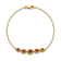 14k Yellow Gold Marquise Garnet Bracelet