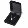 White Cubic Zirconia 14k White Gold Pendant With Chain 1.50ctw