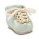IT'S A BOY Blue Baby Bootie Trinket Box