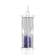 Blue Sapphire Rhodium Over Sterling Silver Hourglass Sand Timer Pendant