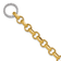 14K Yellow Gold with White Rhodium Diamond 7.5-inch Bracelet 0.35ctw
