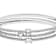 Multi-Shape CZ Bangle Set Of 3