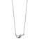 Rhodium Over Sterling Silver Crystal Mermaid 17.25 Inch with 2 Inch
Extension Necklace