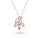 Marquise Shape Purple Amethyst 14K Rose Gold Over Sterling Silver
Pendant with Chain