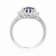 Heart Shape Garnet with White Topaz Accents Sterling Silver Ring, 1.30ctw