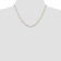 14k Yellow Gold 1.45mm Solid Diamond Cut Cable Chain 18 Inches