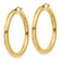 14k Yellow Gold 1 15/16" Polished Hoop Earrings