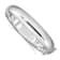 Rhodium Over Sterling Silver 12.00mm Hinged Bangle Bracelet