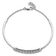 Rhodium Over 14k White Gold Diamond Bangle Bracelet