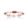Baguette Garnet and White Topaz 14K Rose Gold Over Sterling Silver
Eternity Band Ring