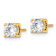14K Yellow Gold Lab Grown Diamond Fashion Earrings