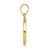 14k Yellow Gold Polished and Satin Saint Matthew Medal Pendant