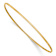 14k Yellow Gold 1.5mm Polished Slip-on Bangle Bracelet