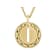 Cardano Initial I Pendant Necklace In 18K Gold Over Bronze