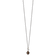 Sterling Silver Antiqued with 14K Accent Leaf Smoky Quartz with 2-inch
ext Necklace