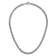 Rhodium Over Sterling Silver 6.0mm Wheat 18 Inch Chain