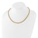 14K Yellow Gold Polished Fancy Triple Link Necklace